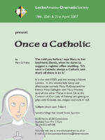 A4 Once a Catholic Poster